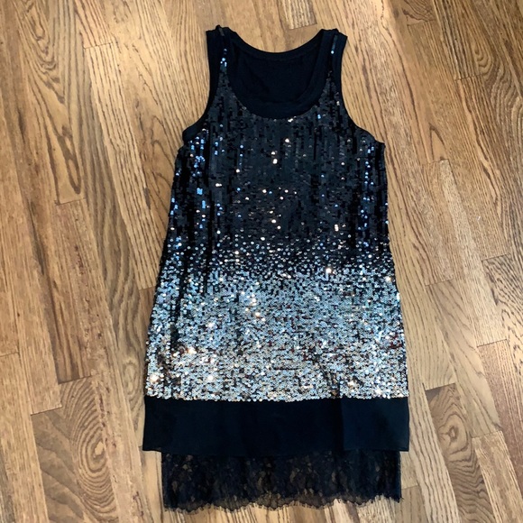 BCBG Maxazria Gorgeous Sequin Mini Dress - Picture 1 of 11